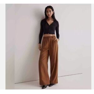 Madewell the cargo wide leg Harlow pant loose fit pants size 4